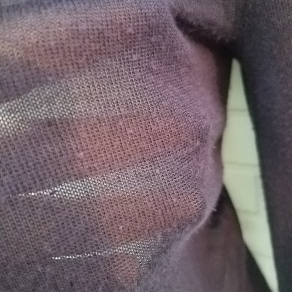 GAP Purple Sheer Button Down Cardigan - Picture 5 of 13